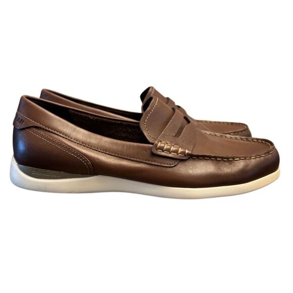 Cole Haan Grand Penny Loafers 10.5 M Brown Leather Slip-On Shoes Comfort Sole